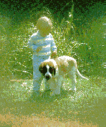 Kuva lapsesta ja koirasta (13280 bytes)